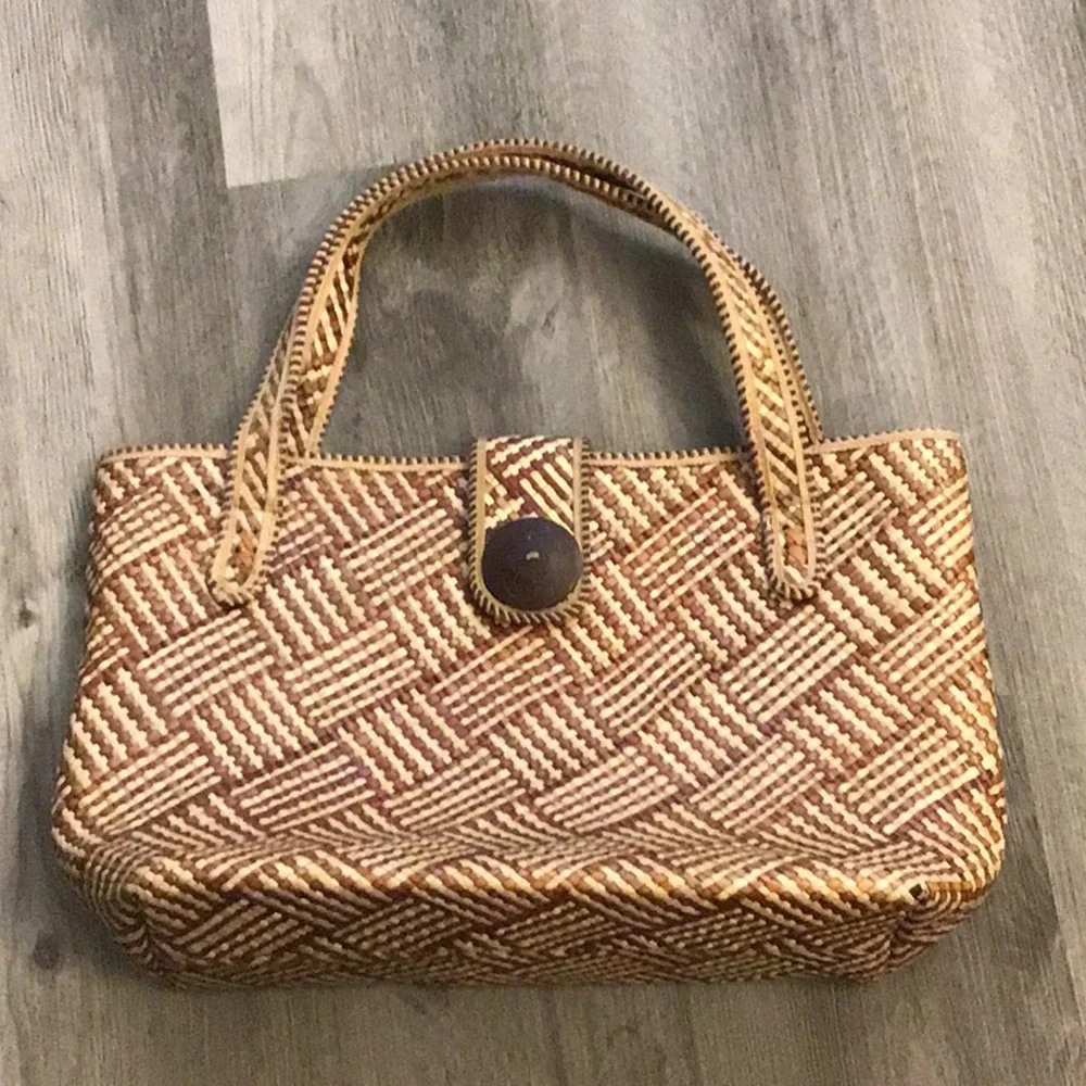 Straw Tote Bag - Picture 1 of 7